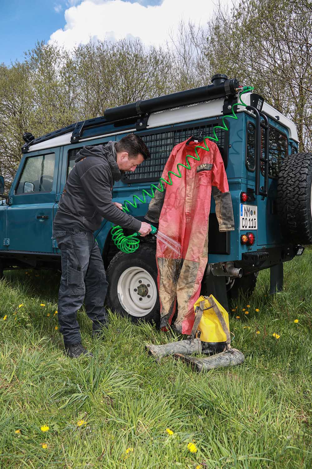 Campingdusche, Showertube, für Cargo Bear oder andere Dachträger