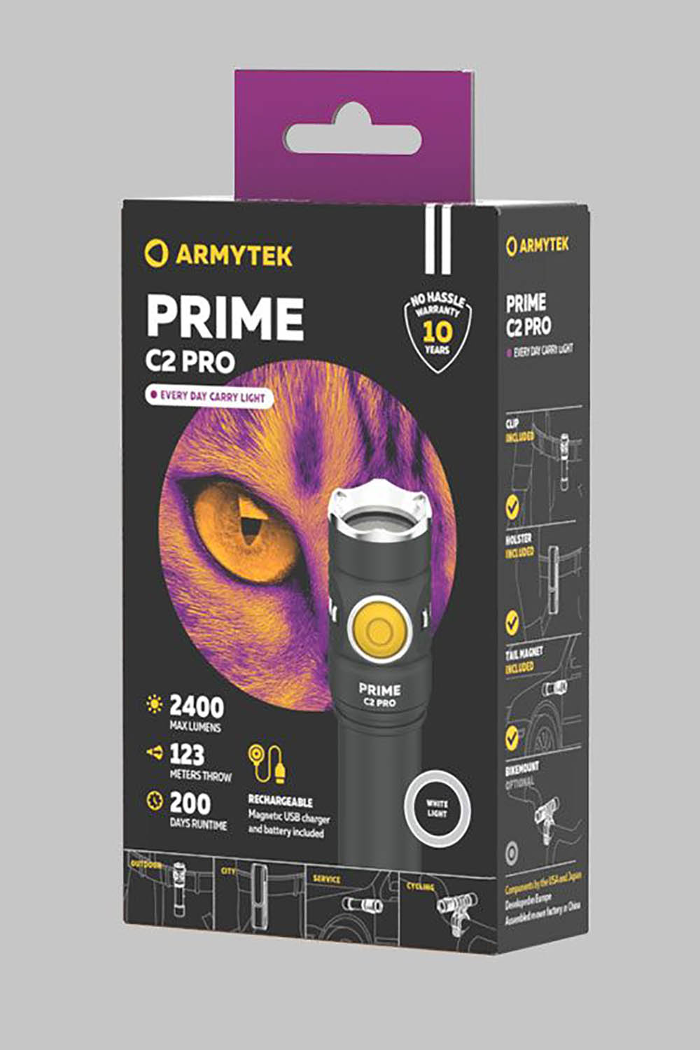 ARMYTEK PRIME C2 PRO MAGNET USB, Taschenlampe, kaltweiß