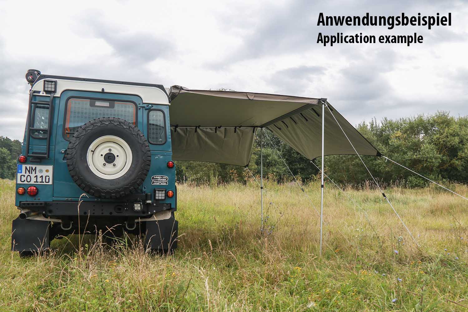 Kompakt Erweiterung mit Bogenform für Nakatanenga Evolution2 Awning