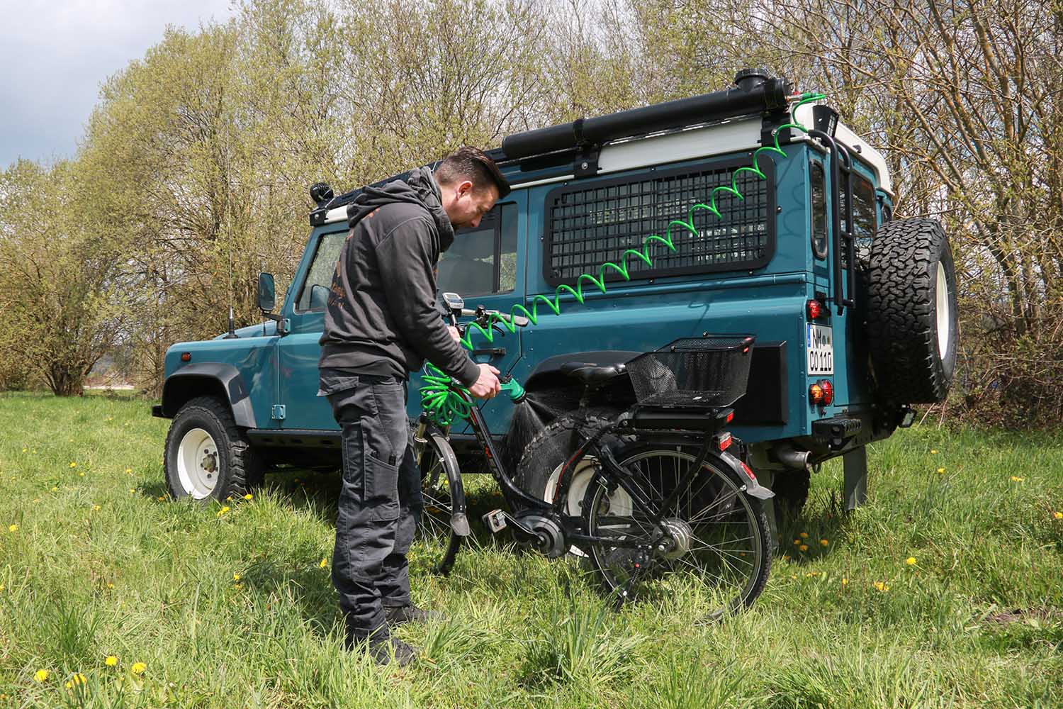 Campingdusche, Showertube, für Cargo Bear oder andere Dachträger